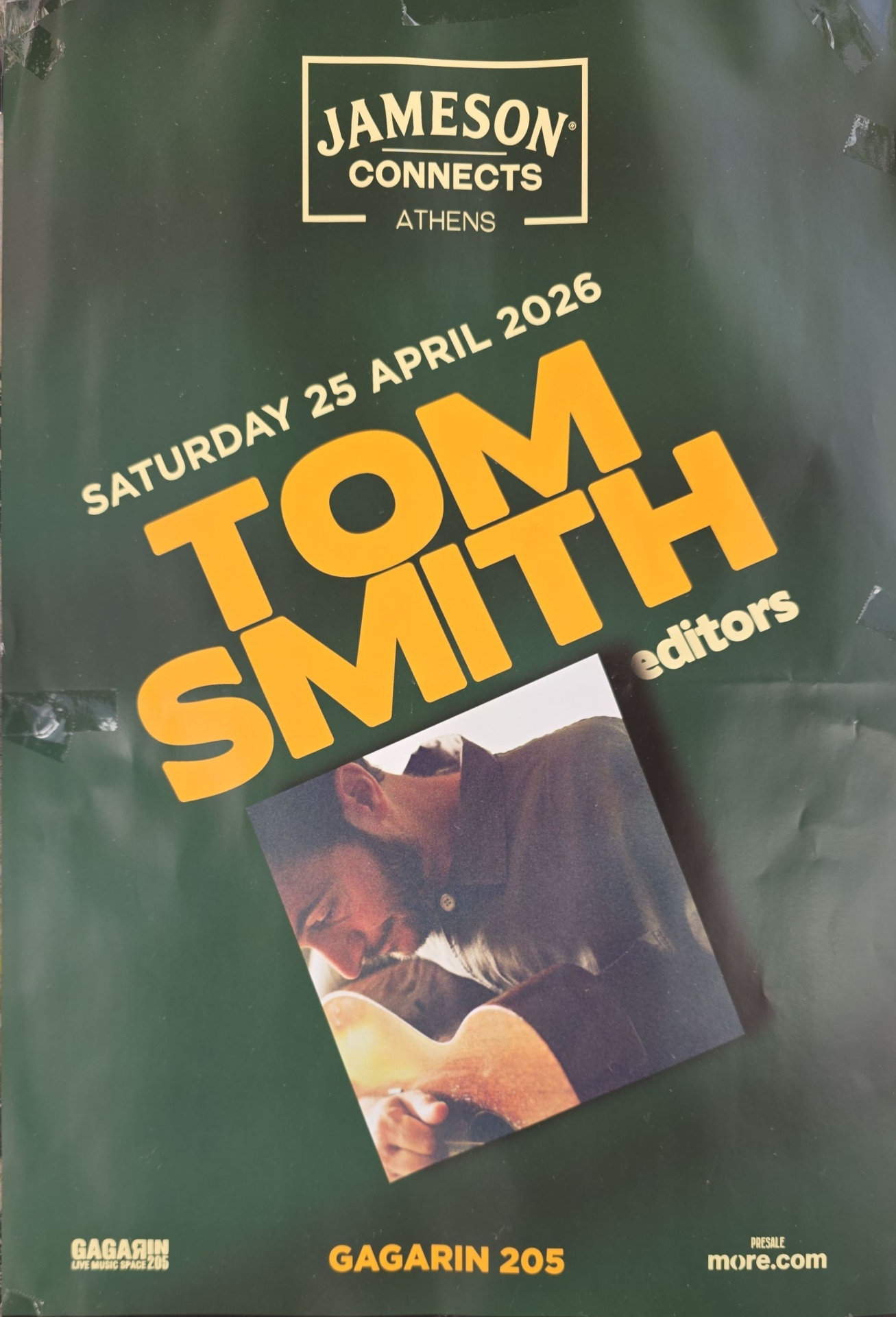 Tom Smith of Editors — Live